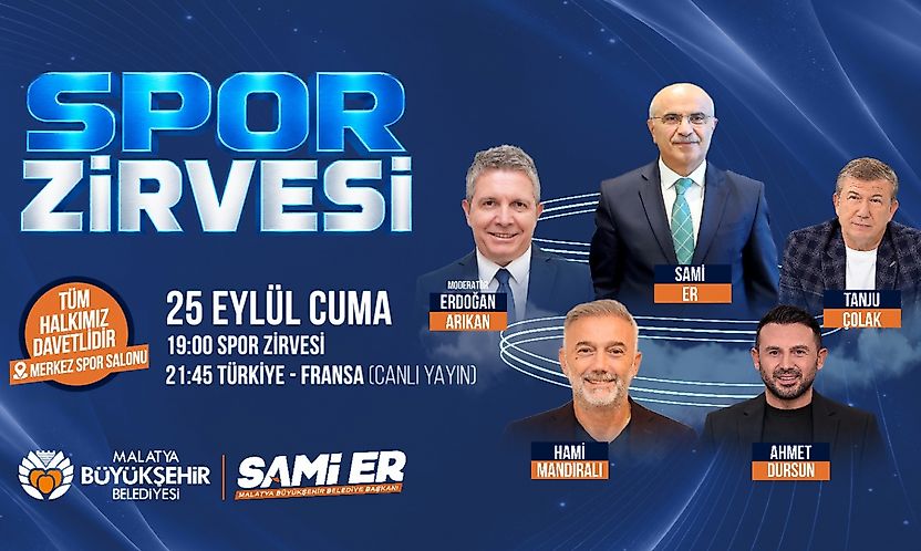 Spor Zirvesi Malatya'da Gerçekleşecek: Milli Maç Heyecanı da Yaşanacak