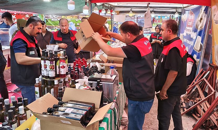Sucuk Diye Piliç, Zeytinyağı Diye Karışım Yağ! Malatya Fuarında Şok Denetim