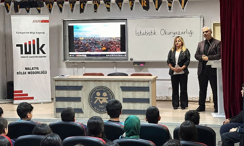 TÜİK'ten Malatya'da Öğrencilere İstatistik Okuryazarlığı Semineri