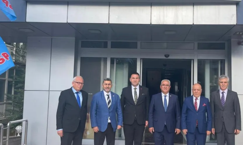 TÜMKON dan DSP Genel Başkanı Aksakala ziyaret