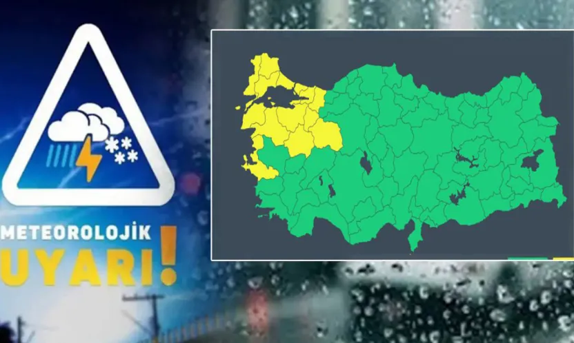 Türkiye'de 14 İl İçin Sarı Kod: Meteoroloji'den Kritik Hava Uyarısı