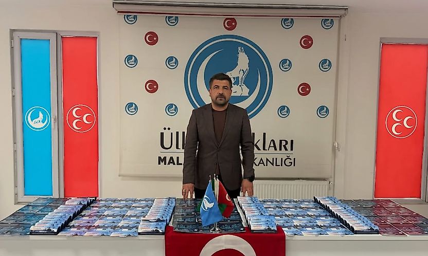 Ülkü Ocakları Malatya İl Başkanlığı'ndan Gençlere Dev Eğitim Desteği