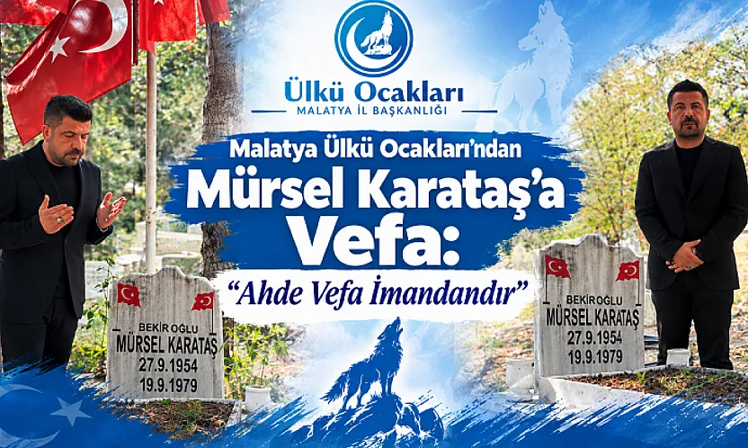 Ülkücü Şehit Mürsel Karataş, Şehadet Yıl Dönümünde Dualarla Anıldı