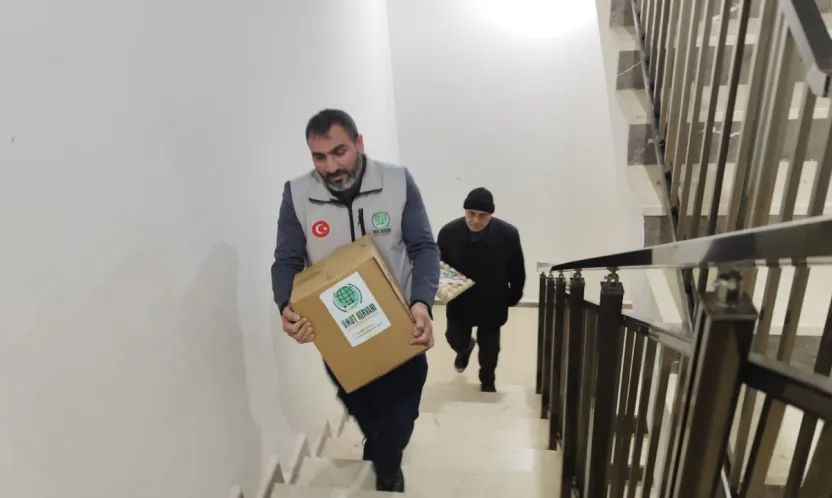 Umut Kervanı'ndan Yeni Yılda Anlamlı Yardım Seferberliği