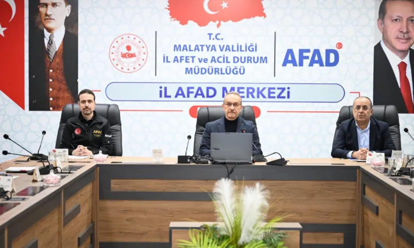 Vali Seddar Yavuz Başkanlığında Afet Koordinasyon Toplantısı
