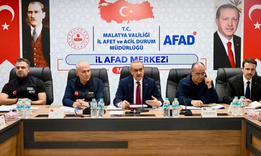 Vali Seddar Yavuz İl Afet Risk Azaltma Planı Toplantısına Katıldı