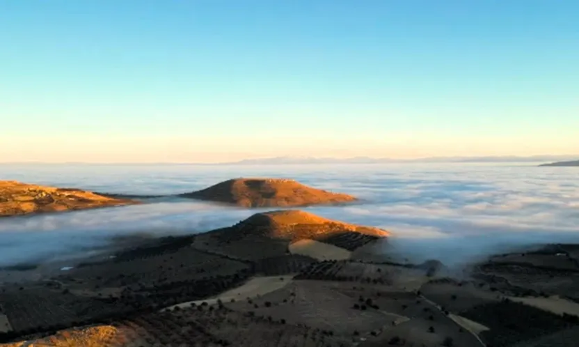Yazıhan'da Kartpostallık Manzara Oluştu