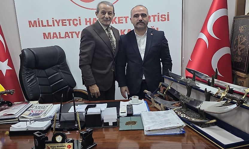 Yerli ve Milli Parti'den MHP Malatya İl Başkanı Şengönül'e ziyaret