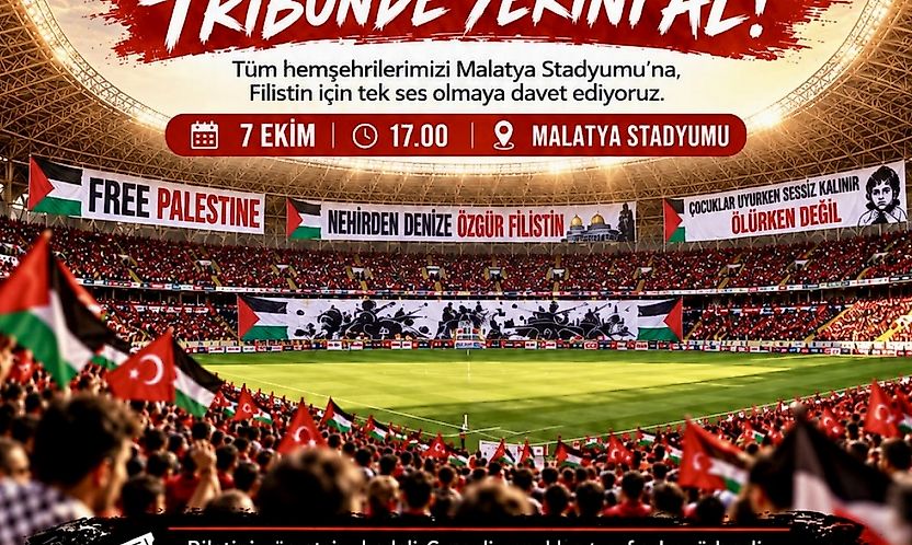 Yeşilyurtspor- Siirt Spor Maçında Gazze'ye Destek Mesajı Verilecek