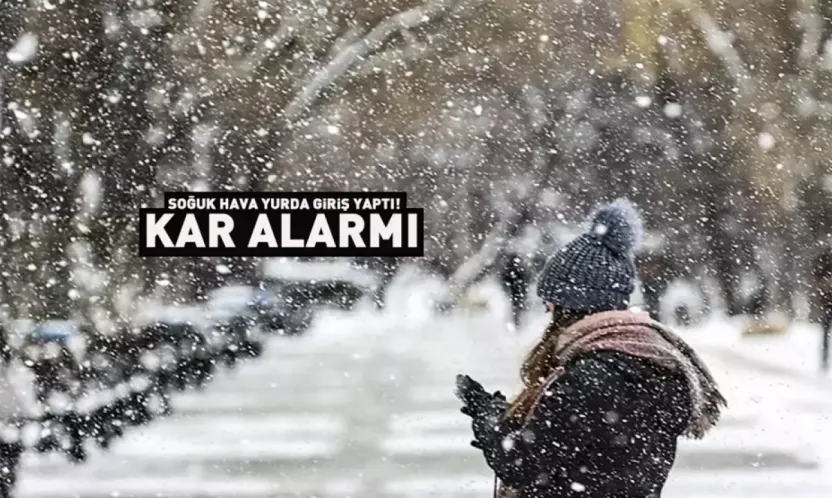 Yılın Son Gününde Kar Alarmı: 4 İlde Yoğun Yağış Bekleniyor