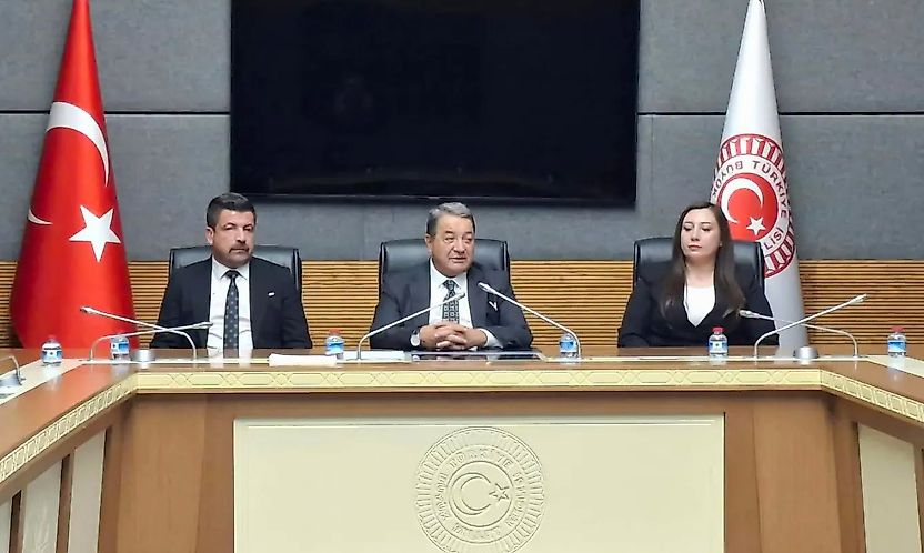 Yusuf Sefi'den MHP'li Fendoğlu'na TBMM'de ziyaret