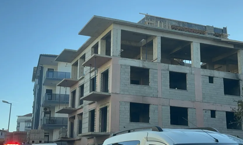 Zafer mahallesinde inşaat kazası: 1 işçi yaralandı